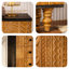 Buffet en bois massif noir