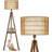 Vine Floor Lamp With Fabric Sunshade