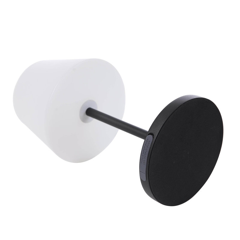 Alpha Outdoor Table Lamp, Black