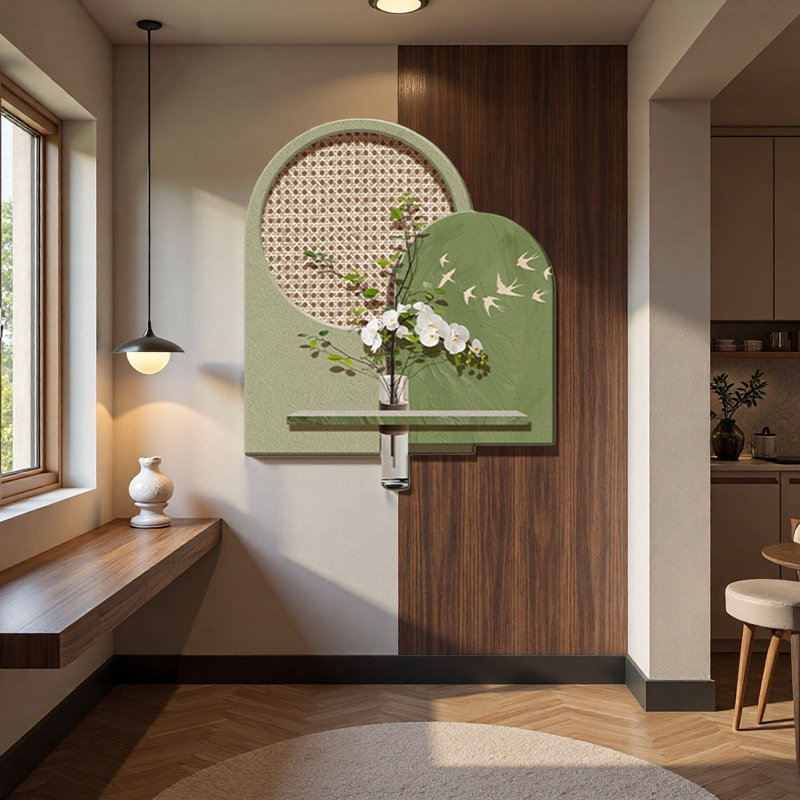 Jardinière hydroponique Mid-Century, H 39,37 po x l 39,37 po x P 1,57 po