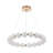 Harmehar 29" Wide Acrylic Circular Ring Orbit LED Integrated Chandelier-1212512511-1212512504