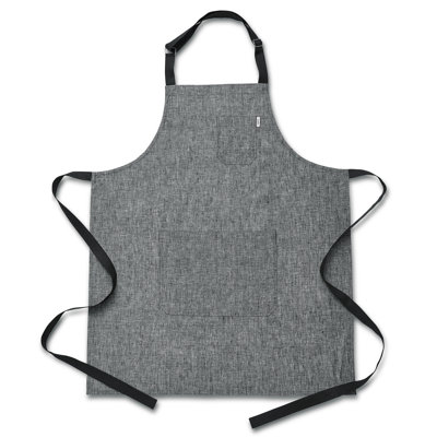 Classic Linen Bib Apron - 100% Pure Linen Apron
