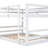 Full Over Full Bunk Bed with Ladder-688763466