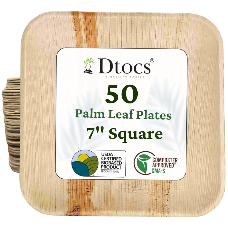 Assiette plate Palm Leaf
