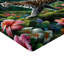 Drap-housse pour chat Ambesonne_ Scène de jungle exotique à fleurs sauvages_ Vert et multicolore-95976246