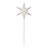 Glass Beaded And Gem Snowflake Tree Topper