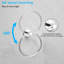 Wall Mounted 5-Pieces Bathroom Hardware Accessories Set, SUS304 Stainless Steel Bath Towel Bar Set, Round Towel Racks For Bathroom-111706712