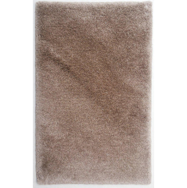 Tapis de zone brun clair tissé à la main Garretson, 9 pi x 13 pi