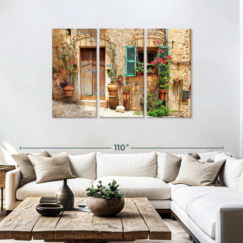Lilie, rue charmante espagnole, H 48 po x l 74 po