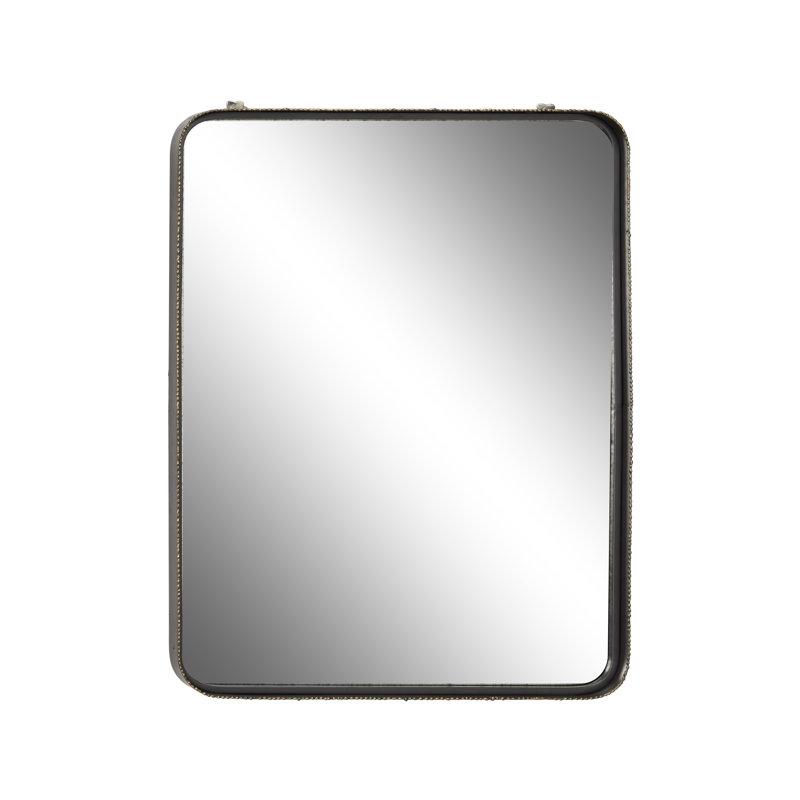 Cataldo Metal Rectangle Wall Mirror