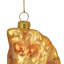 Ornement de Noël en verre scintillant Pierogi