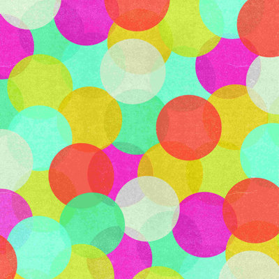 Circus Circles - impression sur toile tendue