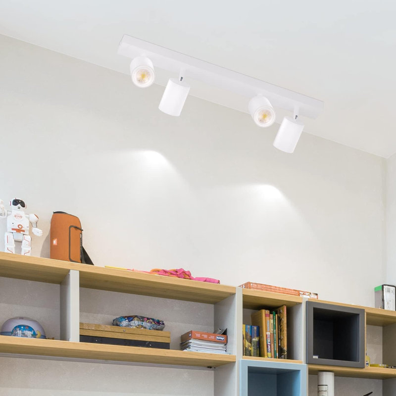 4-Light Track Lighting Set Oella, White