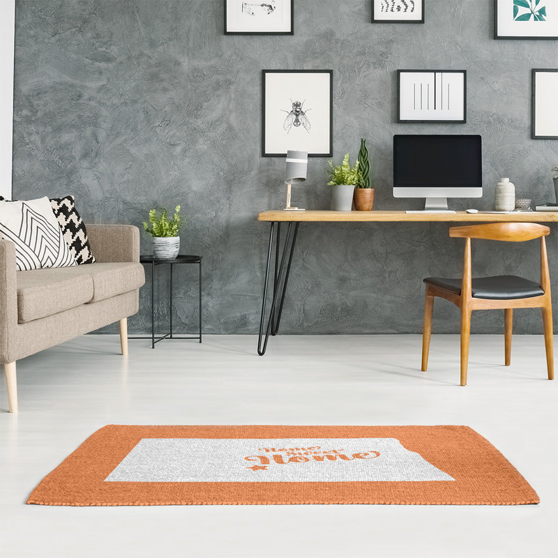 Tapis de zone orange bismarck home, Rectangle 3 pi x 5 pi