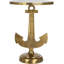 Table d'appoint en fonte avec ancre nautique