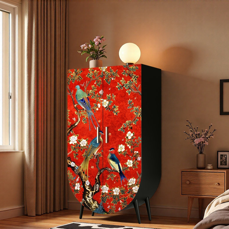 Garde-robe de rangement de style français