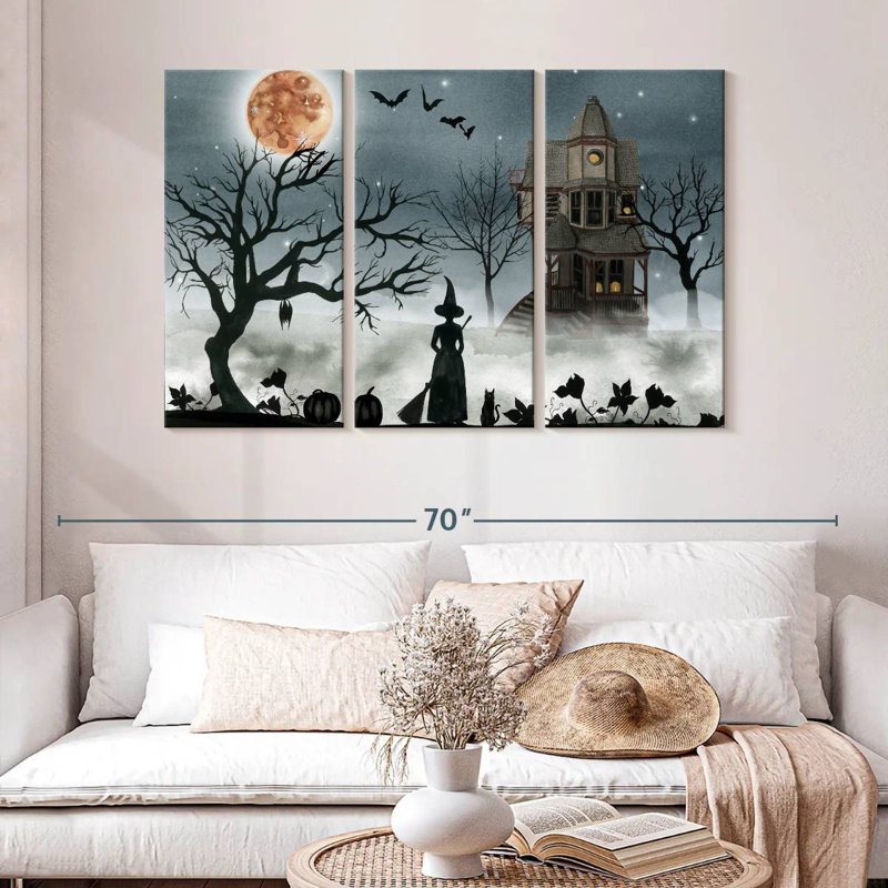 Kelan Harvest Moon Collection A, 32" H x 50" W