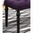 Purple Dining Bench With Fabric Padding - Solid Wood Frame & Blackened Finish 48"W X 16"D 19.5"H In For Space Turned Legs Black 48 16 19.5 Inches-420771081