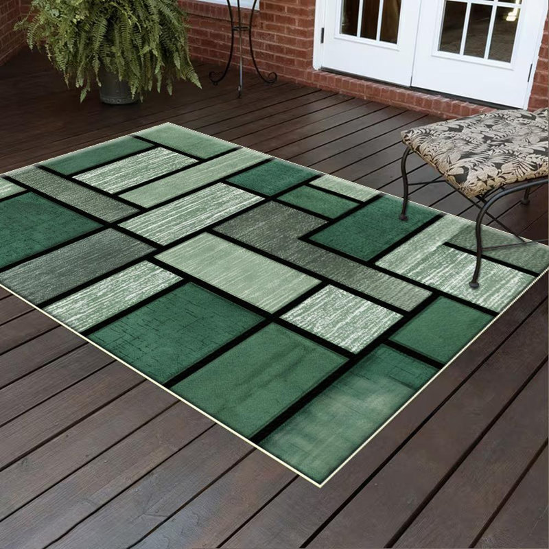 Geometric Pattern Area Rug, Soft And Lightweight, Suitable For All Seasons, Easy To Maintain And Easy To Clean, Machine Washable Carpet Floor Mat, Suitable For Living Room, Bedroom, Hallway, Balcony, Patio, Room Decor, Home Decor, Outdoor Decor