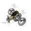 Bouton de porte de passage Cambridge-80371913