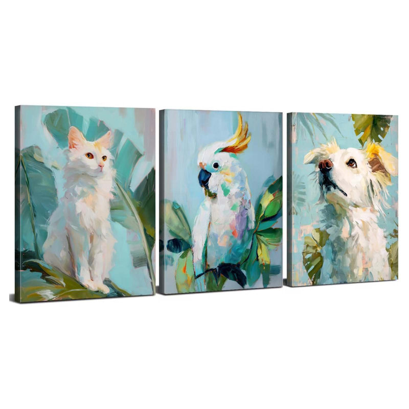 3 Piece Wrapped Canvas Wall Art