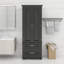 Armoire de rangement haute avec 2 tiroirs-1124678977