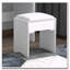 Bureau de coiffeuse avec miroir, lumières, 4 tiroirs et fauteuil Fashion