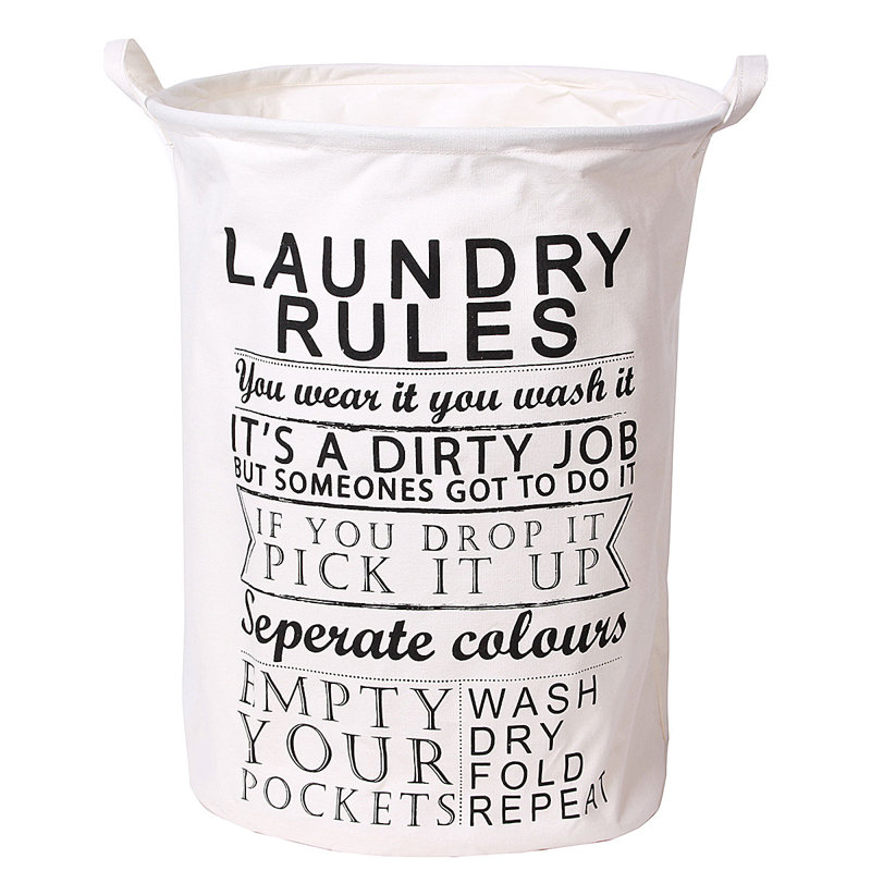 Fabric Laundry Bag with Handles