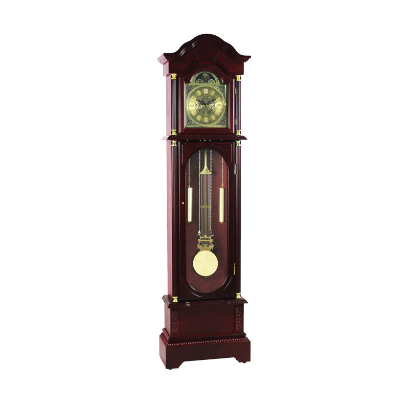 181.9cm Wood Grandfather Clock, Cherry