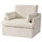 Jaquez 41.5" Wide Transitional Modern Chenille Down Fill Cushions Chair And A Half Armchairs-700762929