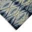 Tapis bleu saphir en laine / viscose noué à la main Hermitage Dessavie-68021780