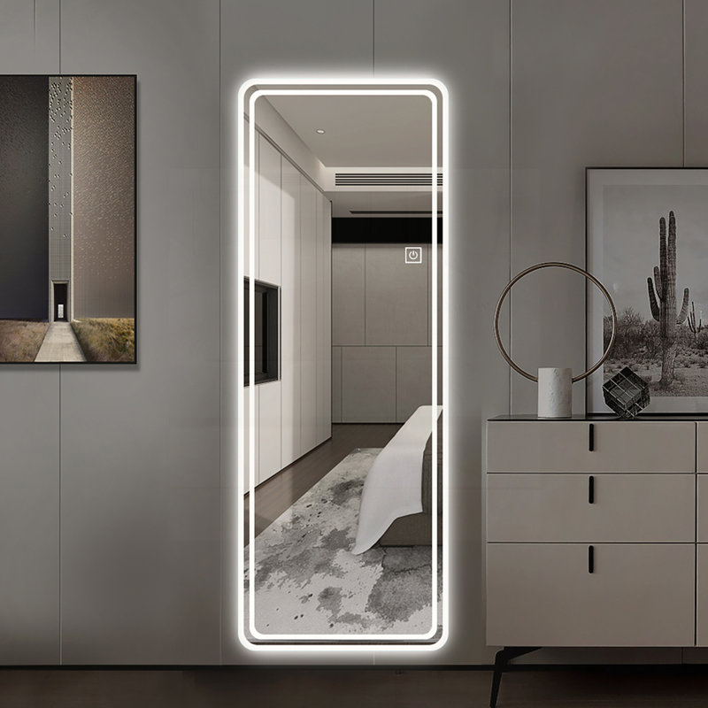 64"x21" LED Full Length Floor Mirror