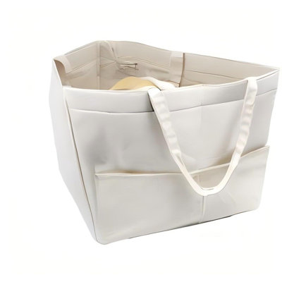 Hanger Storage Bag : Hanger Triangle Bag For Closet Tidier Space Saving Hanger Storage Organizer Holder | Hanger Stacker Hamper Beige White