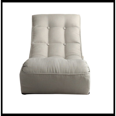 Rettig Upholstered Chaise Lounge Single sofa reclining chair Japanese chair lazy sofa tatami balcony reclining chair by Trule