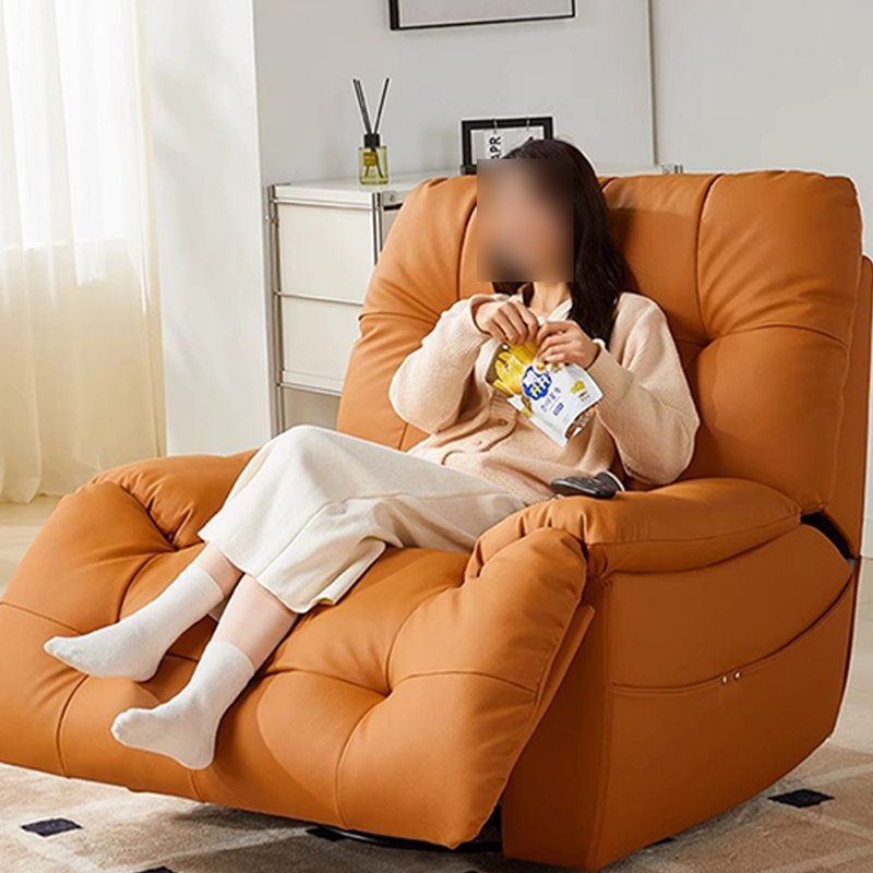 High-end modern adjustable rocking chair, Orange