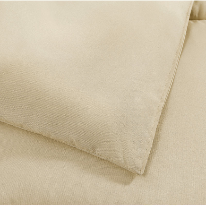London Fog Ultra Soft Down Alternative Comforter, Queen, Khaki