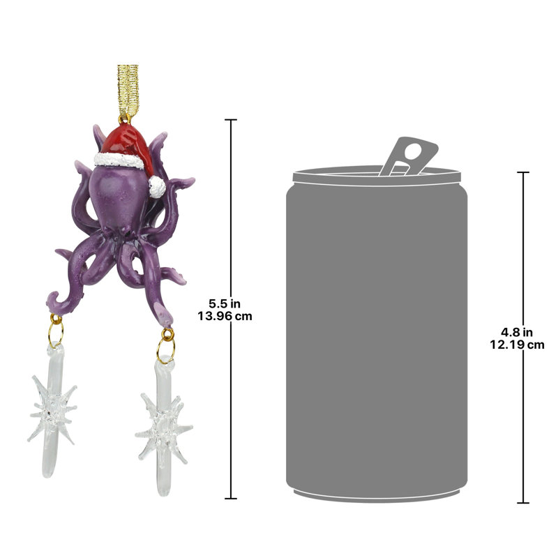 Tenacious Tentacles Octopus Holiday Ornament, 1