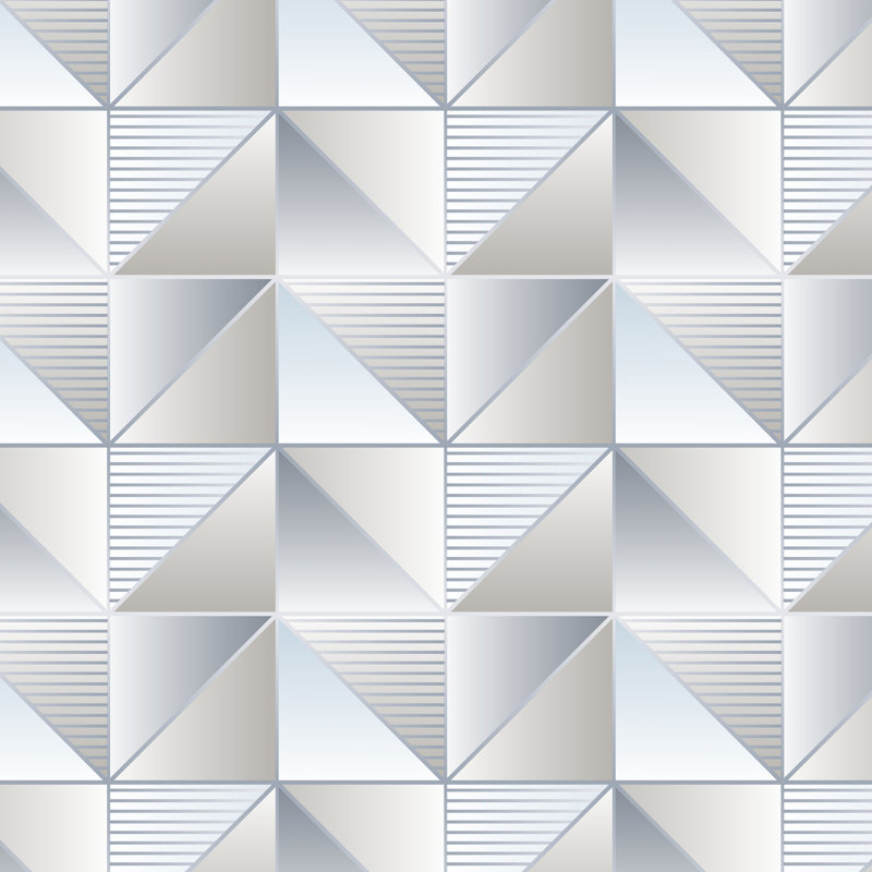  Rouleau de papier peint lisse L 33 pi x l 20,5 po, Bleu gris