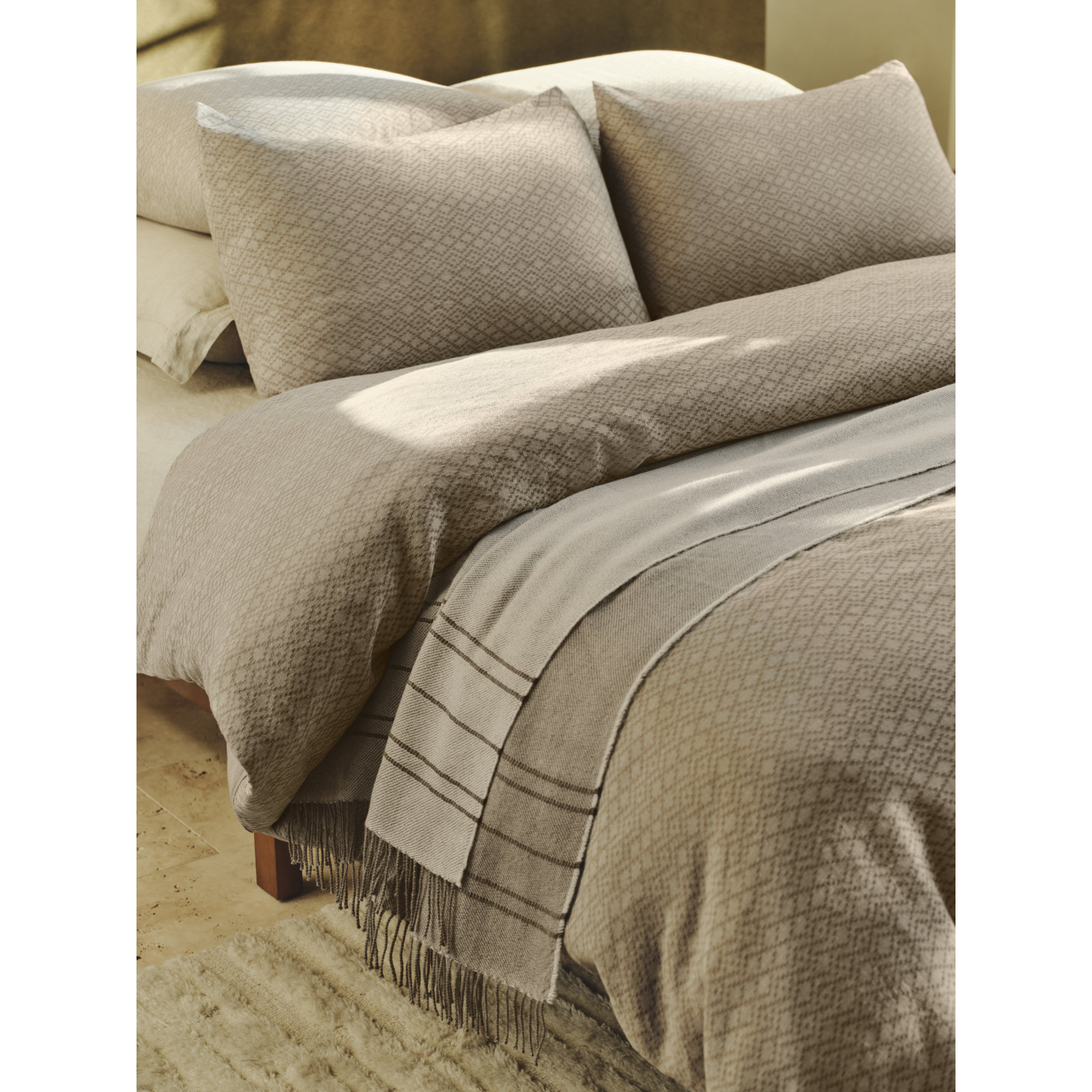 Capitola Cotton Duvet Cover, Full/Queen Duvet Cover