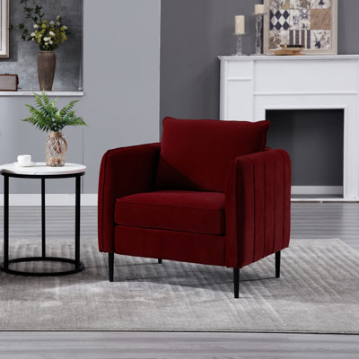 Lit confortable douillet pour le bureau - fauteuil rembourré en velours moderne avec coussin à ressorts doux et tapis antidérapants