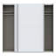 Modern Wardrobe with 2 Sliding Doors, Engineered Wood, White-1693722102-1697367254