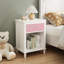 Table de chevet en bois avec un tiroir et une tablette pour enfants et adultes-130146966