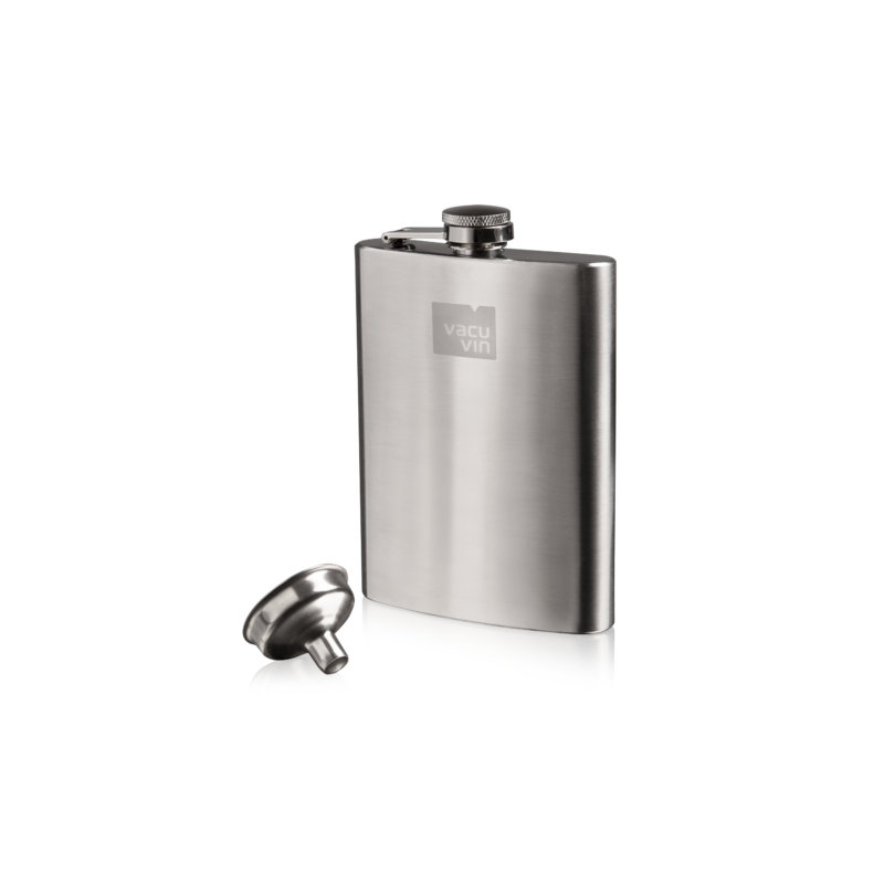 Hip Hip Flask & Entonnoir, acier inoxydable
