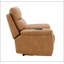 Fauteuil inclinable électrique en cuir Avis Chavis brun avec port USB, appui-tête électrique et soutien lombaire pour un confort ultime