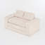 55.1" W Corduroy Convertible Sofa Bed- No Assembly Required-1033877430