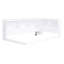 Lit de jour simple en bois blanc avec rangement de rechange et prises pour compartiments, finition-1475752272