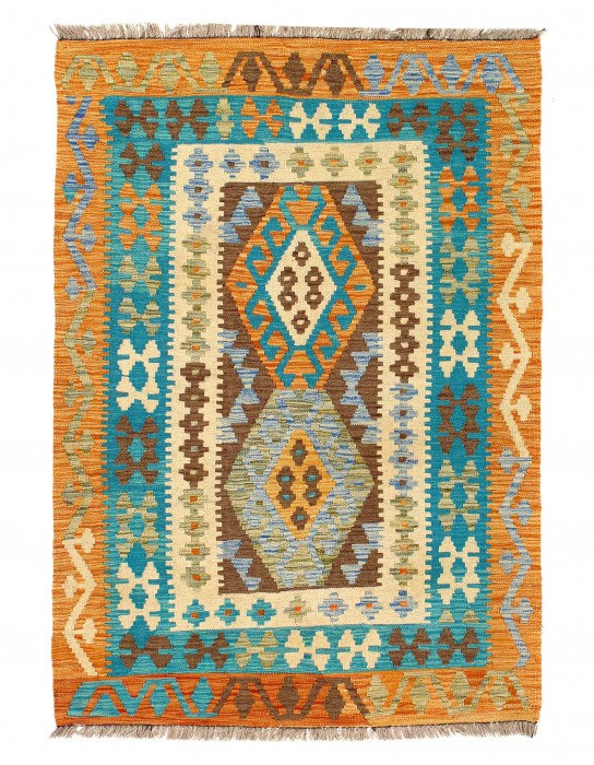Chamniss Flatweave Wool Abstract Area Rug