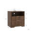 Table de chevet avec station de charge, table de chevet intelligente avec veilleuse, table de chevet avec armoire de rangement pour la chambre à coucher