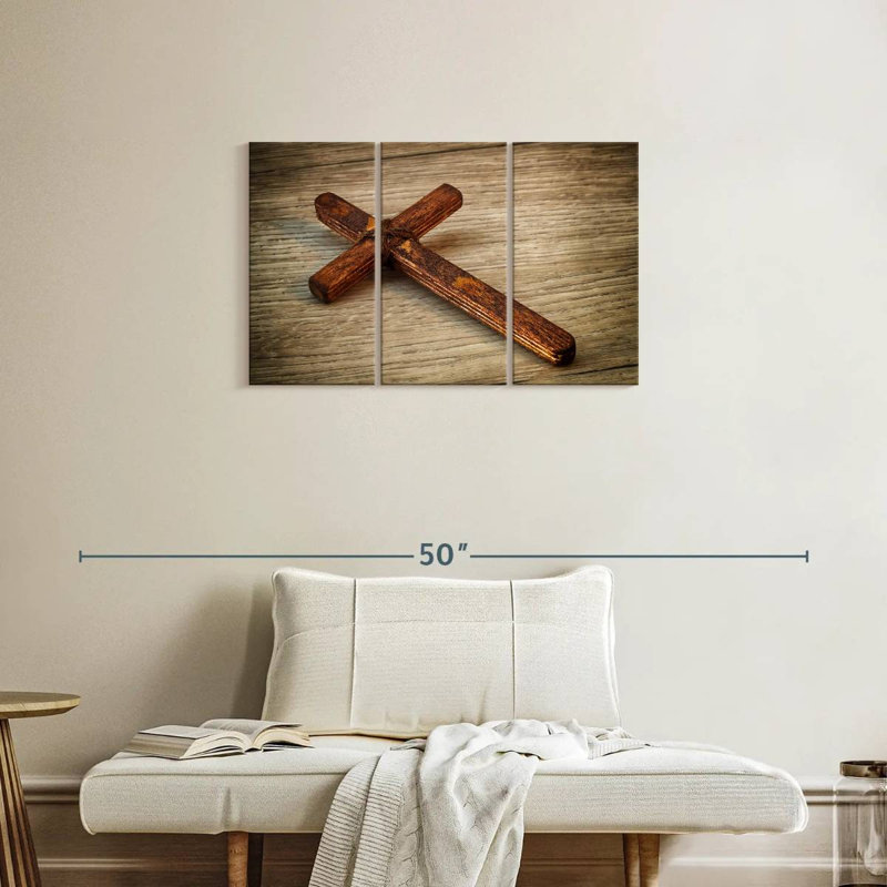 Adella Old Rugged Cross, 20" H x 33" W