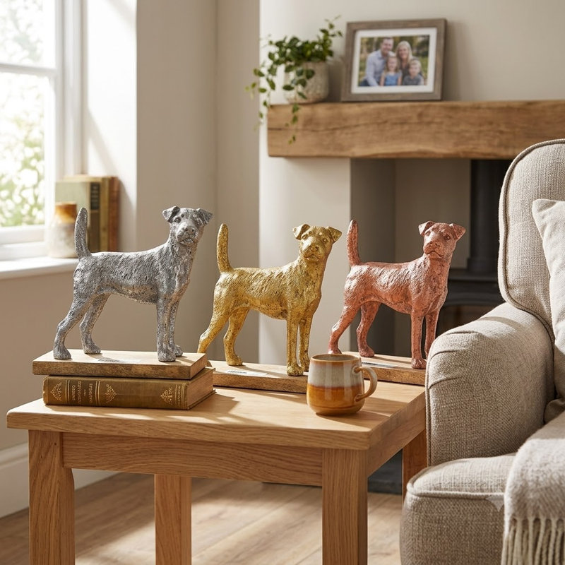 Tiverton Aluminum Dog Figurine